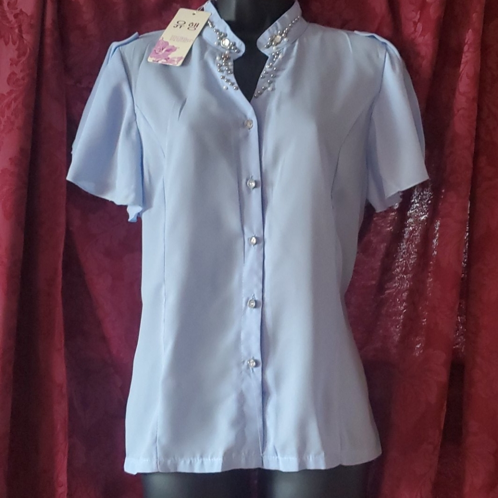Light Blue dress blouse